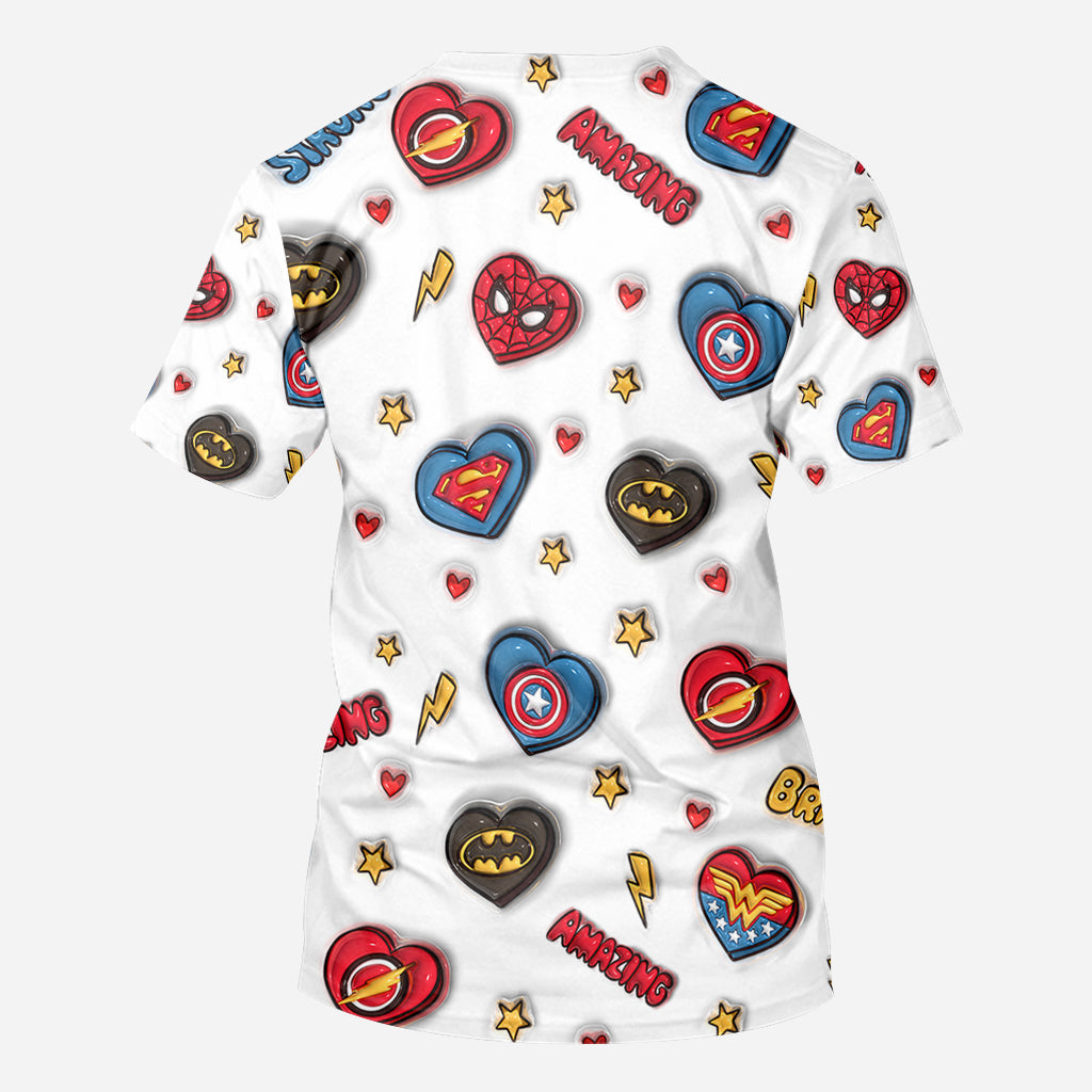 Happy Father's Day - Personalized Marvelous Universe All Over Shirt