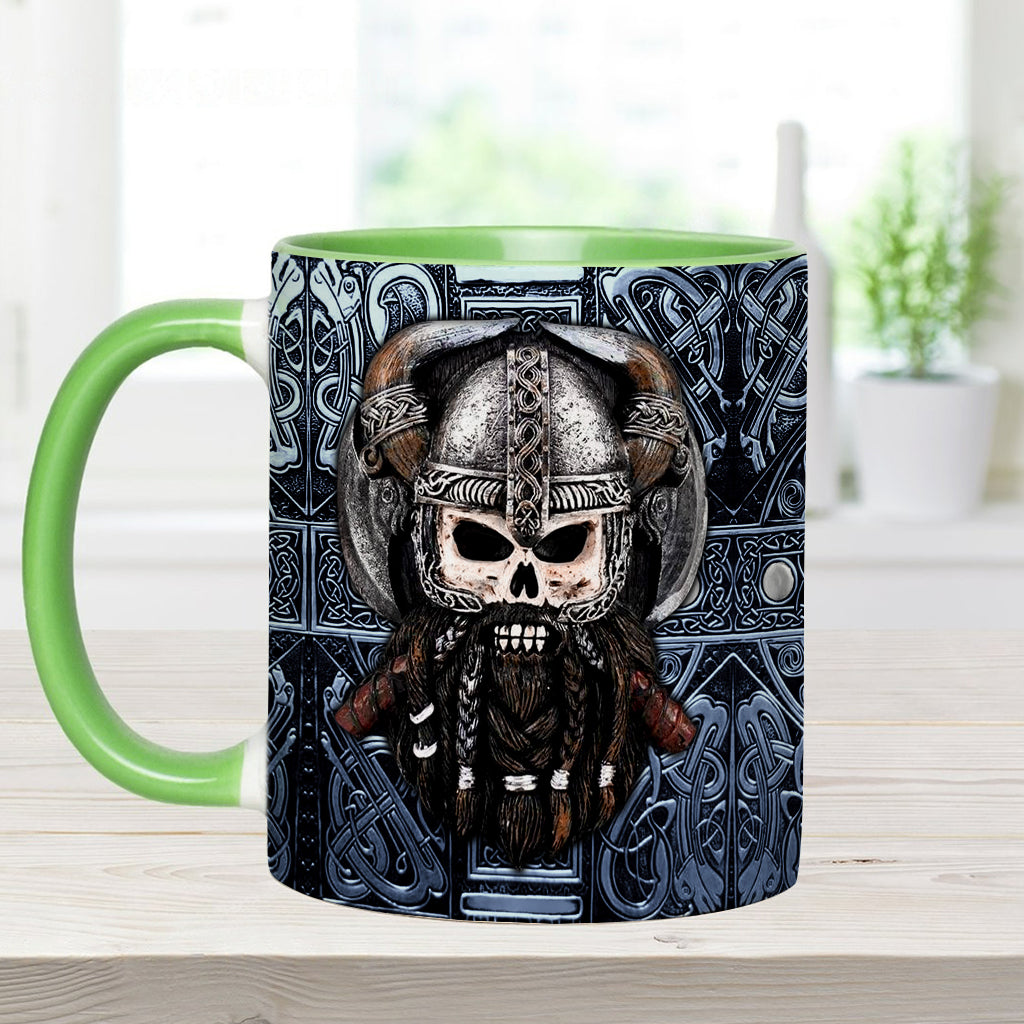 Proud Viking Dad Grandfather - Personalized Viking Accent Mug