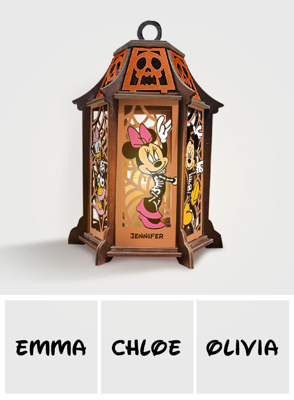 Happy Halloween - Personalized Mouse Laser Cut Lantern