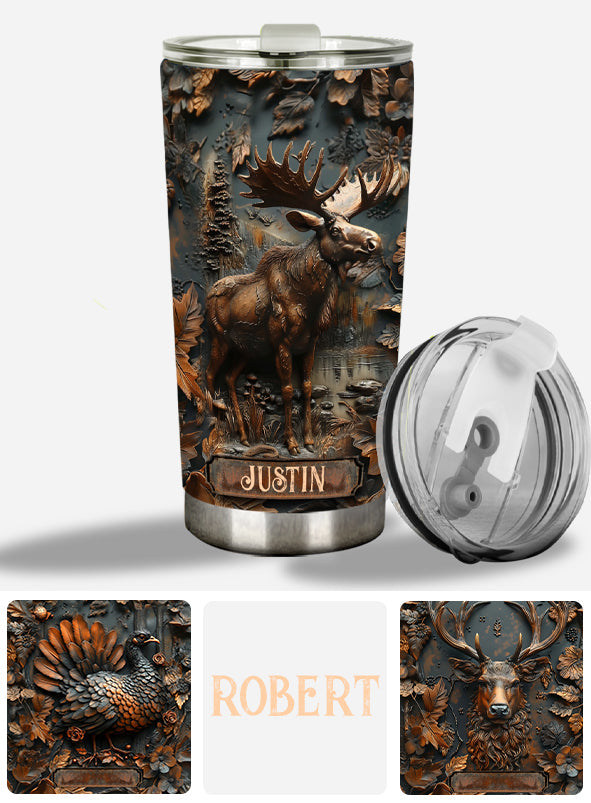 Stunning Deer - Personalized Hunting Tumbler