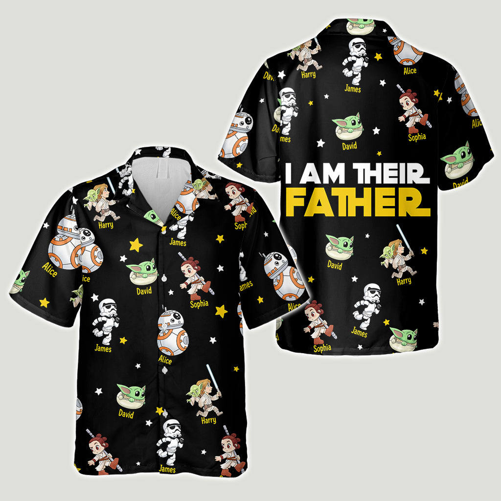 I Am Their Father - Personalized The Force Hawaiian Shirt