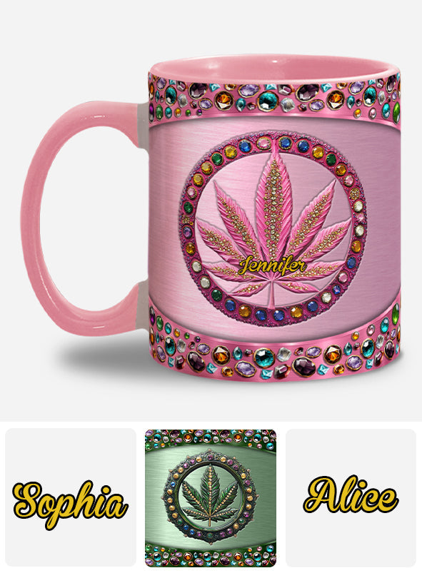 Stoner Chick - Personalized Weed Accent Mug