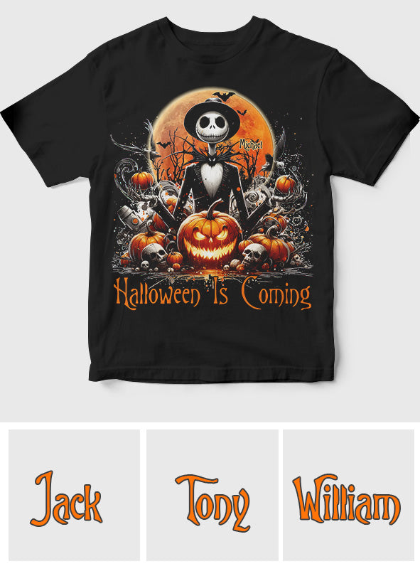 Halloween Is Coming - Personalized Nightmare T-shirt And Hoodie
