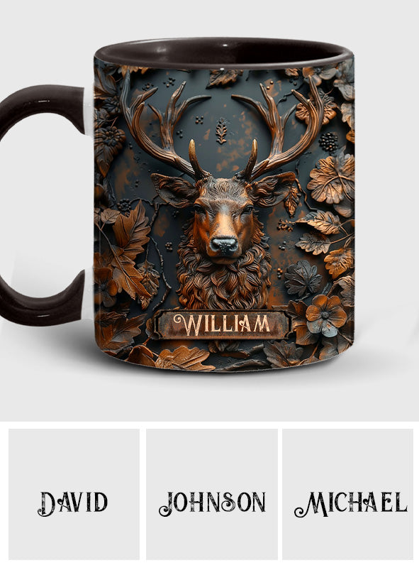 Stunning Deer - Personalized Hunting Accent Mug