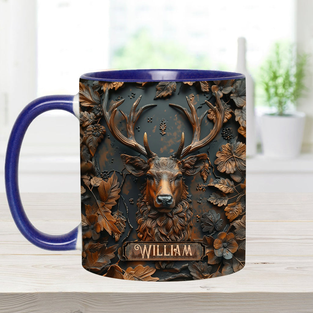 Stunning Deer - Personalized Hunting Accent Mug