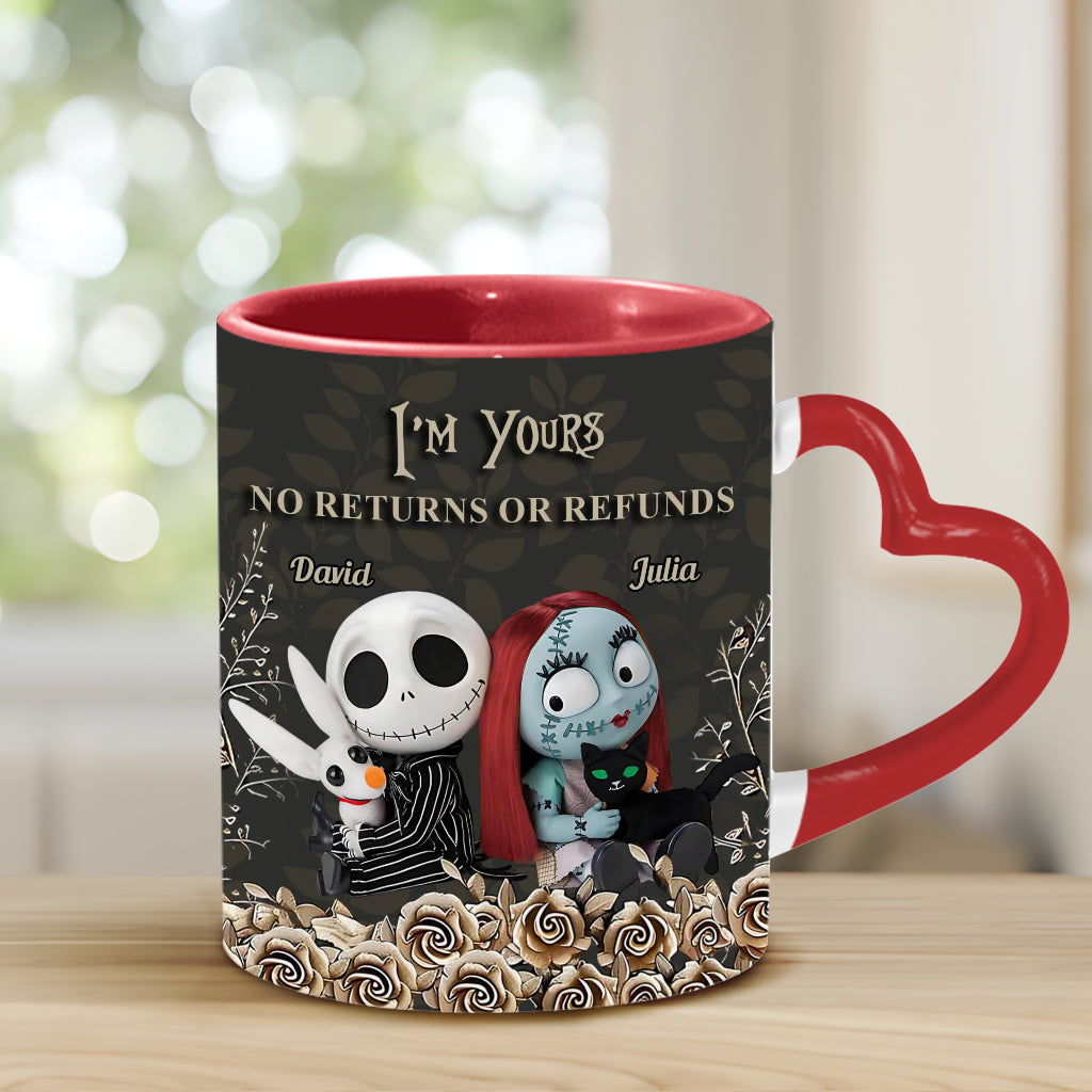 I'm Yours - Personalized Nightmare Heart Handle Mug