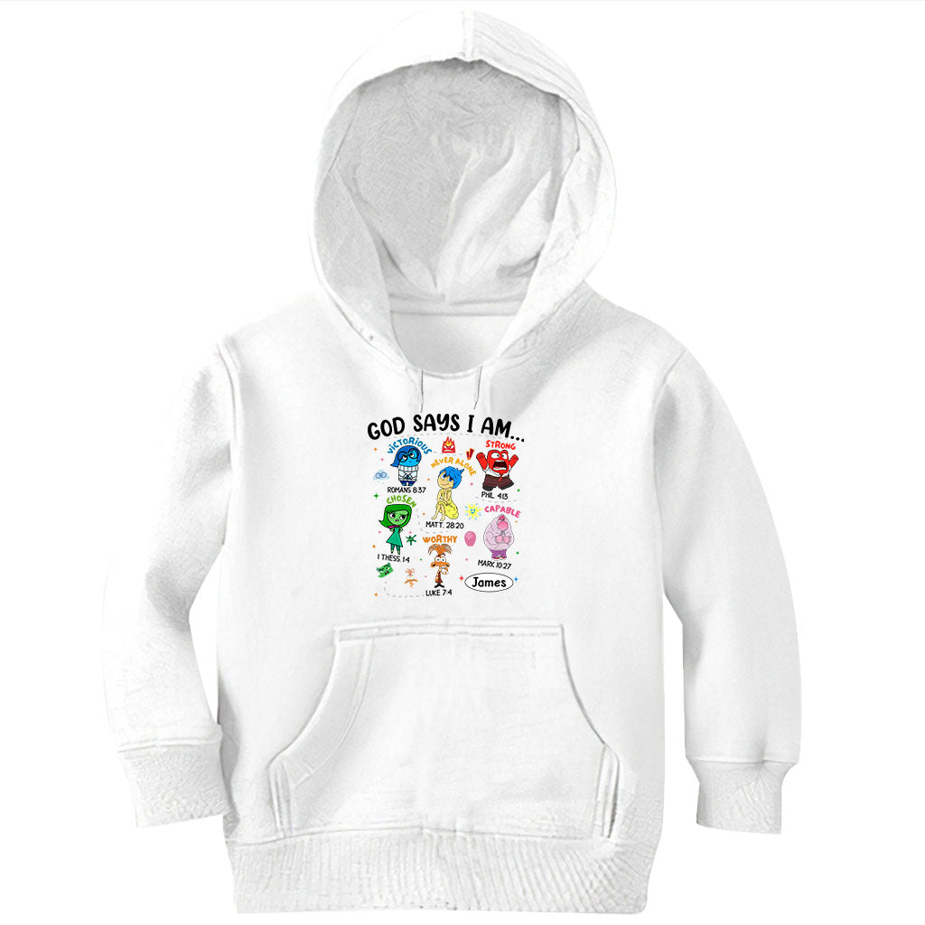 God Says I Am - Personalized T-shirt And Hoodie