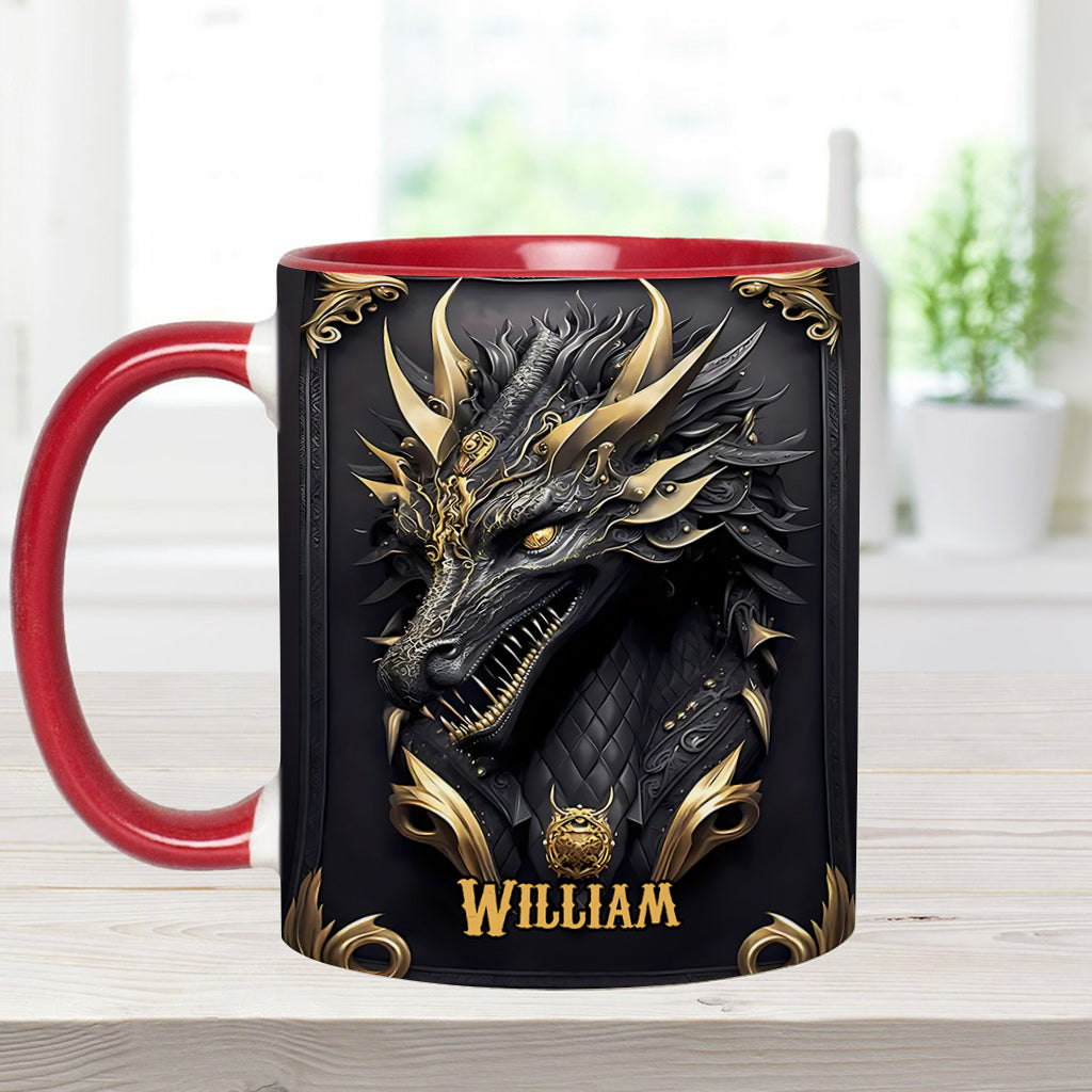 Love Dragons - Personalized Dragon Accent Mug