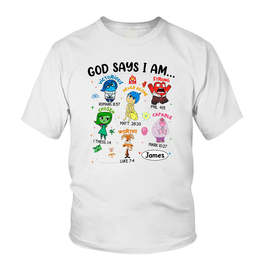 God Says I Am - Personalized T-shirt And Hoodie