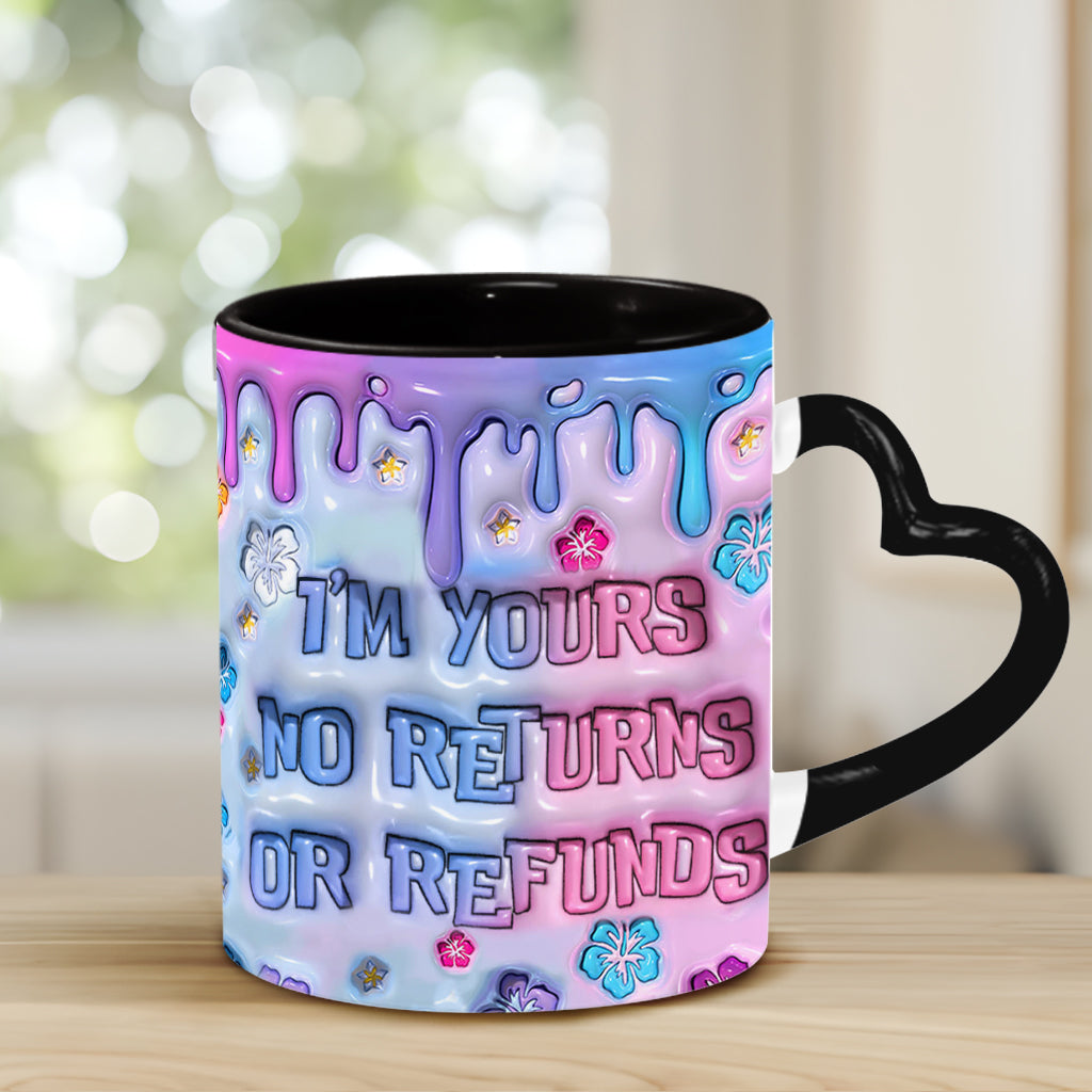 I'm Yours - Personalized Ohana Heart Handle Mug