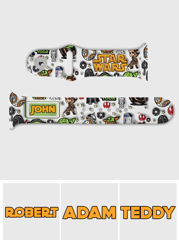 The Galaxy Edge - Personalized The Force Apple Watch Band