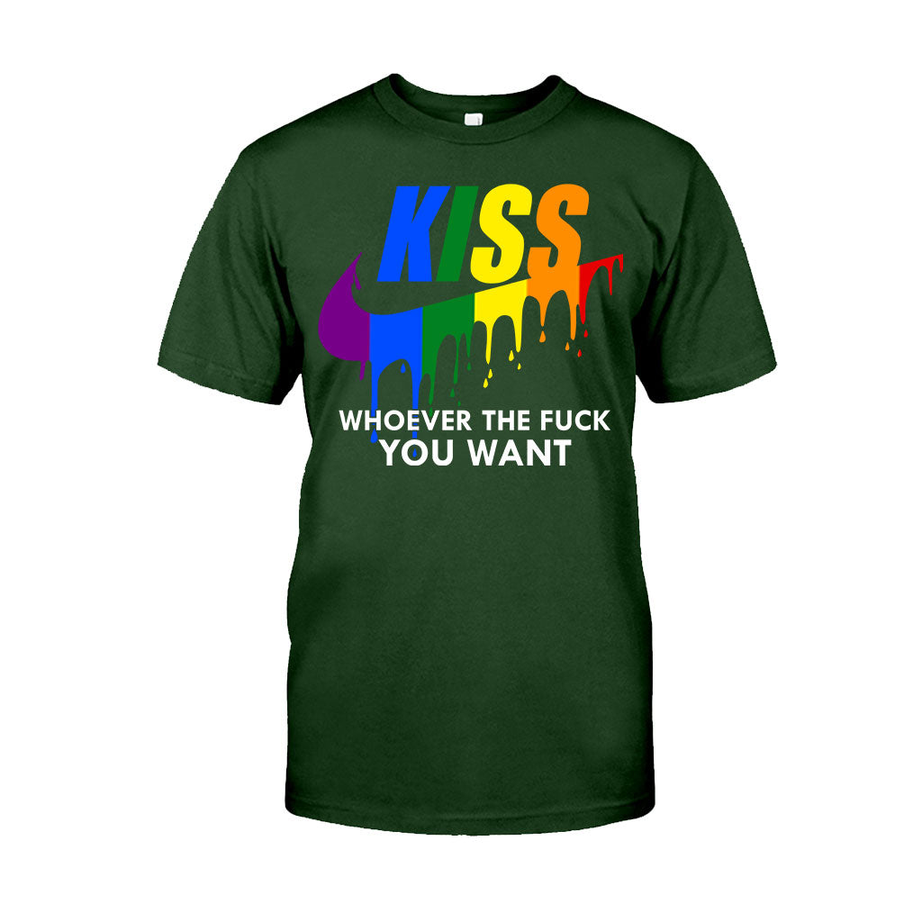 Kiss Whoever You Want - LGBT Support T-shirt And Hoodie