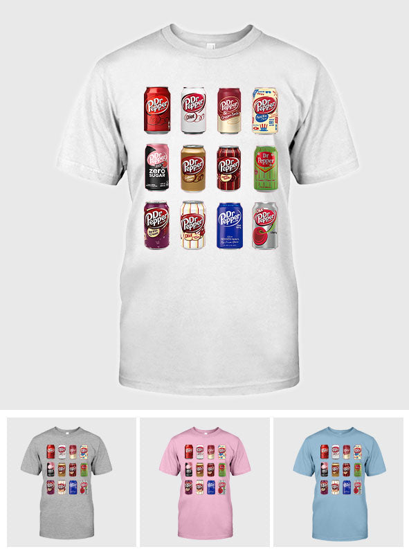 All Type Of Cans - Texas Drink T-shirt And Hoodie