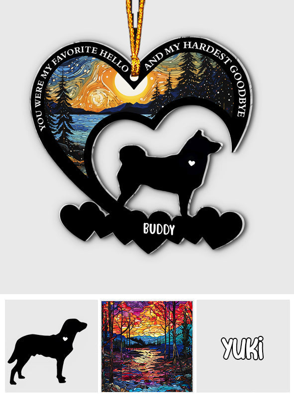 Forever In My Heart - Personalized Dog Ornament