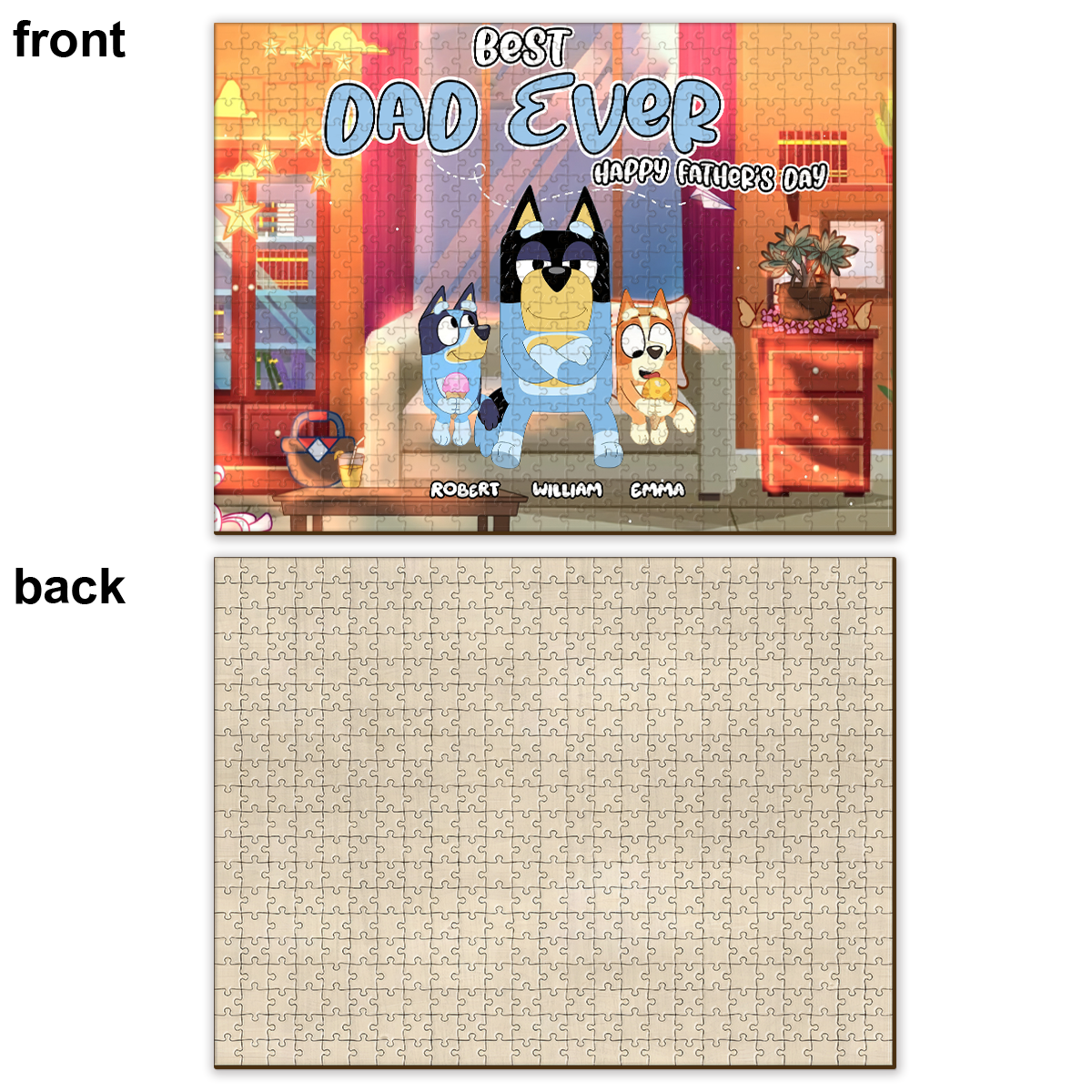 Best Dad Ever - Personalized Jigsaw Puzzle