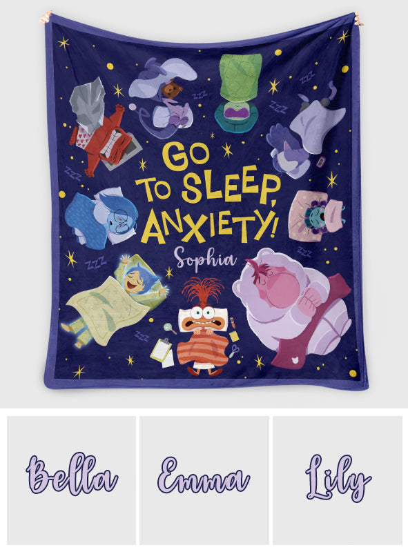 Go To Sleep - Personalized Blanket