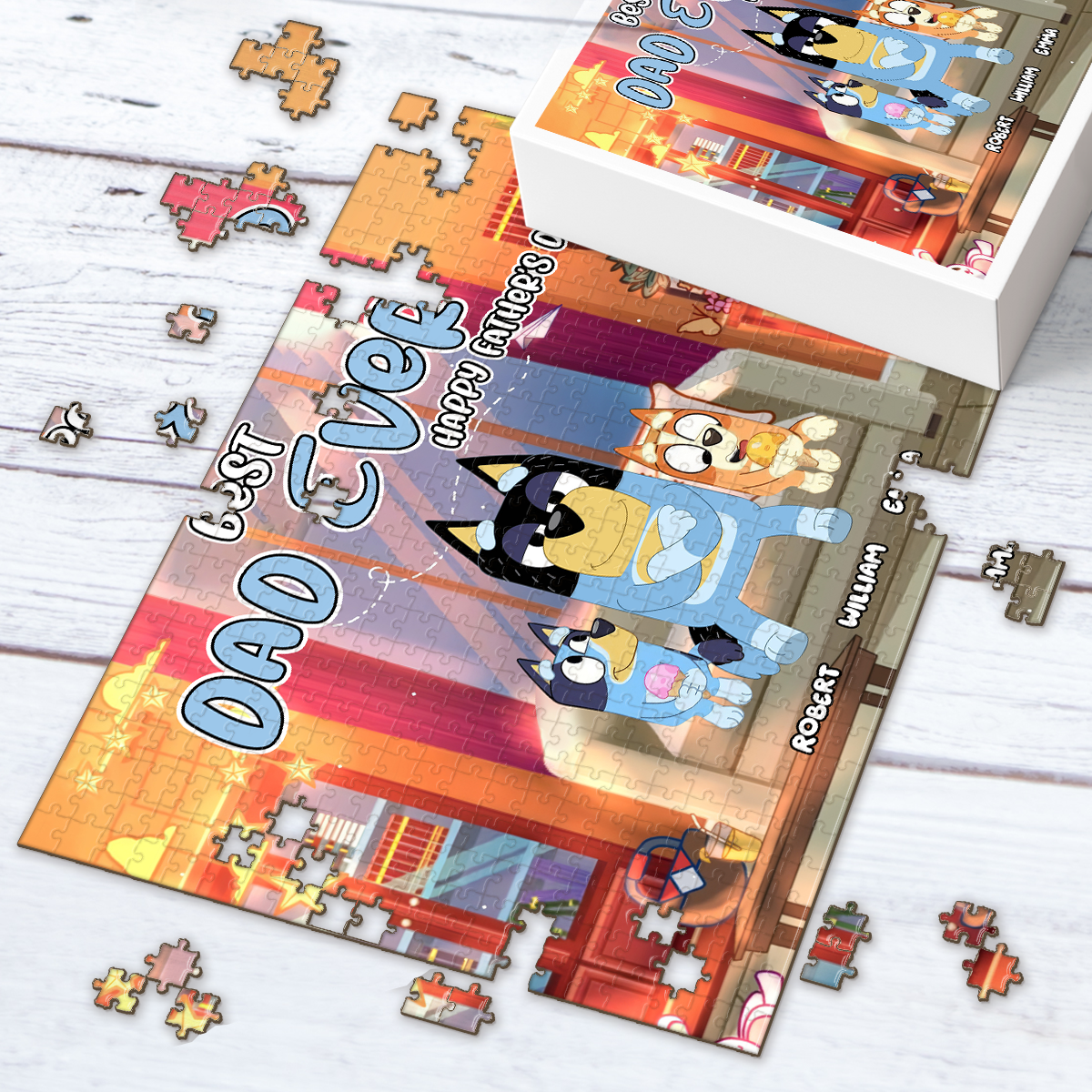 Best Dad Ever - Personalized Jigsaw Puzzle