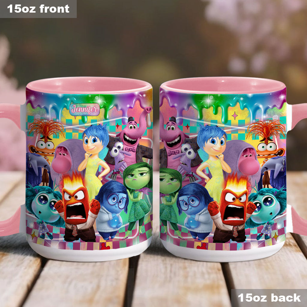 It's Ok To Feel All The Feels - Personalized Accent Mug