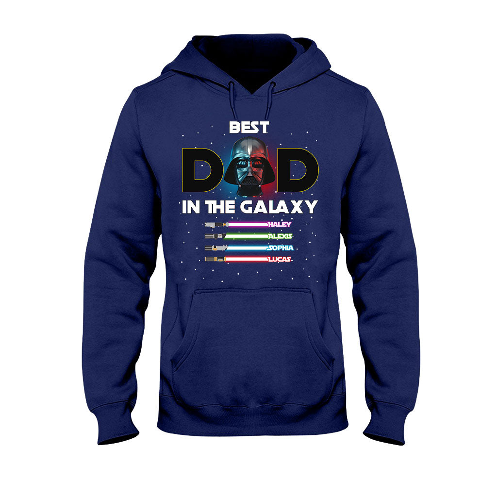 Best Dad In The Galaxy - Personalized The Force T-shirt And Hoodie
