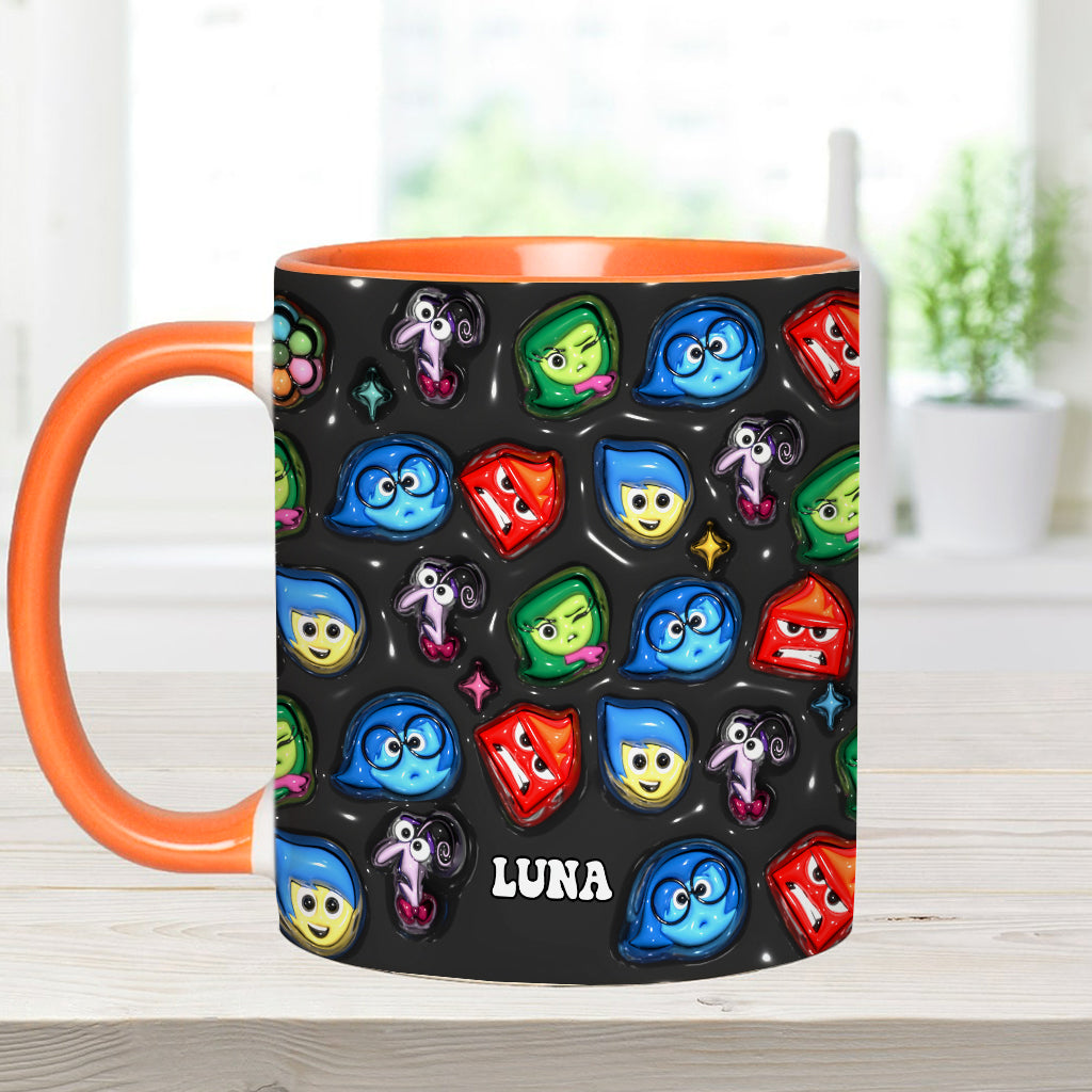 It's Ok To Feel - Personalized Accent Mug