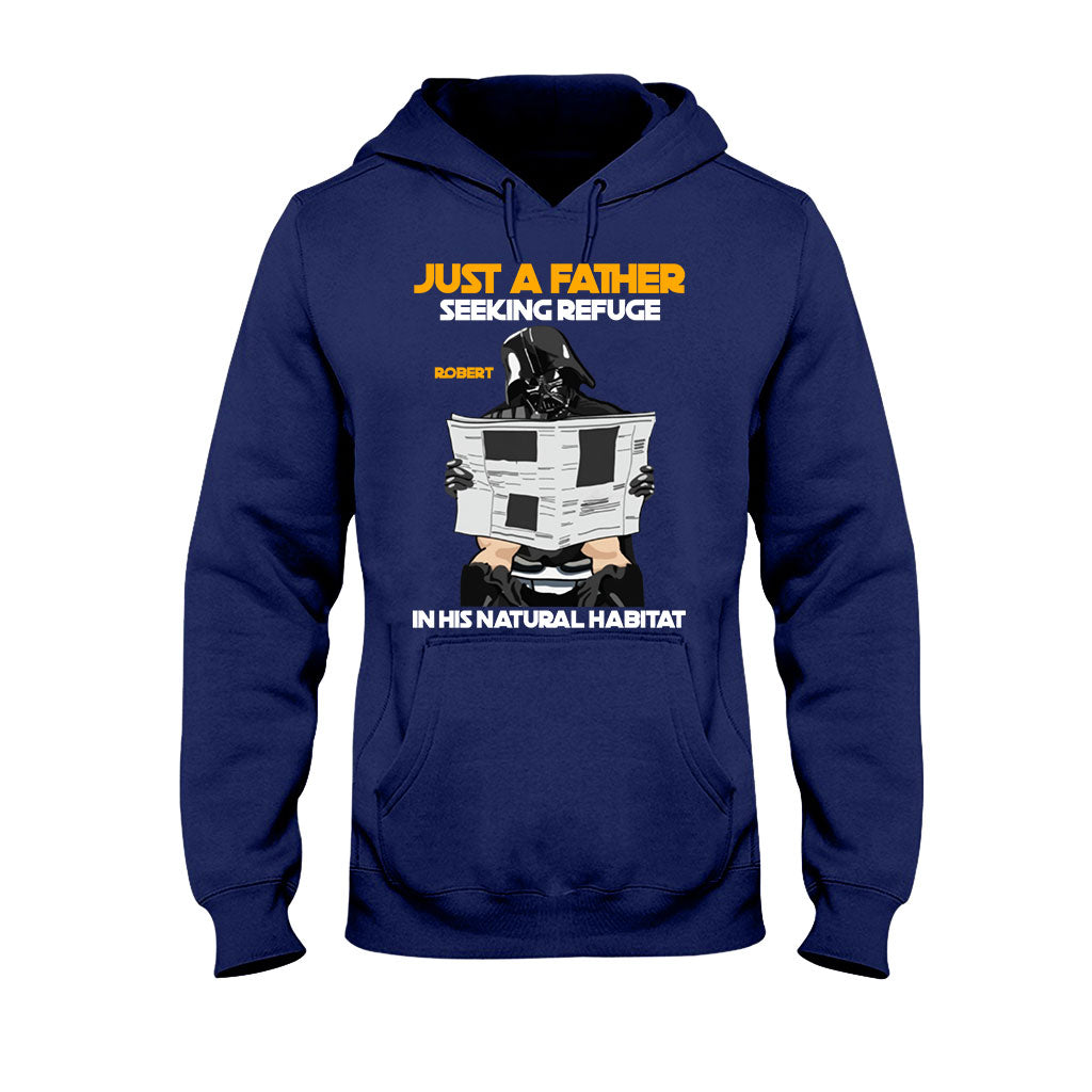 Just A Father Seeking Refuge In His Natural Habitat - Personalized The Force T-shirt And Hoodie