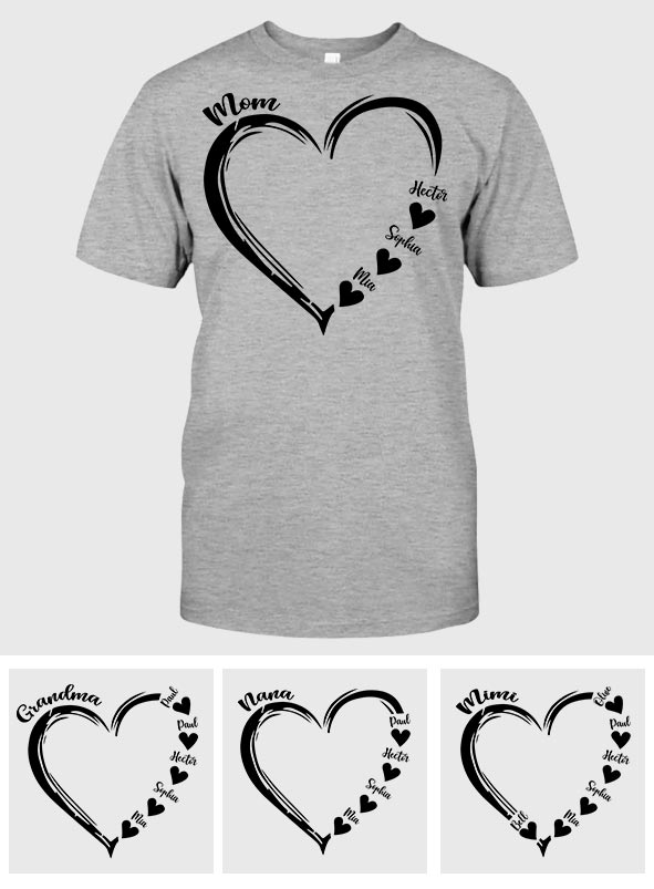 Mom Love You - Personalized Mother T-shirt And Hoodie