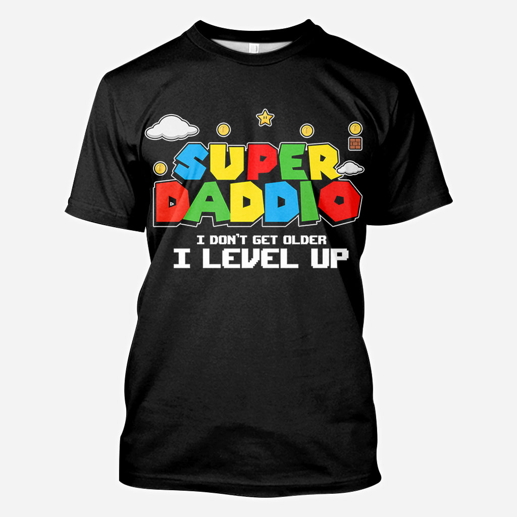 Super Daddio - Personalized Father All Over Shirt