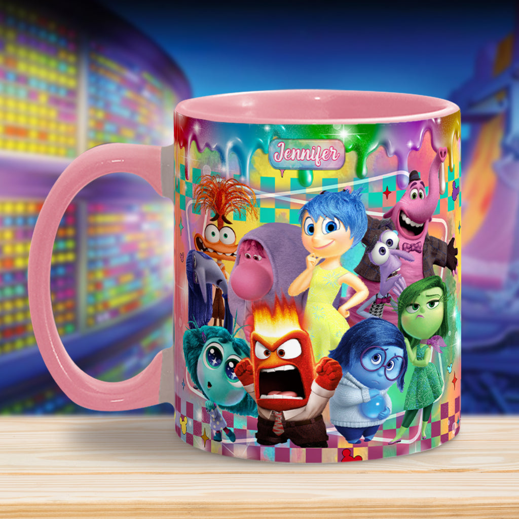 It's Ok To Feel All The Feels - Personalized Accent Mug