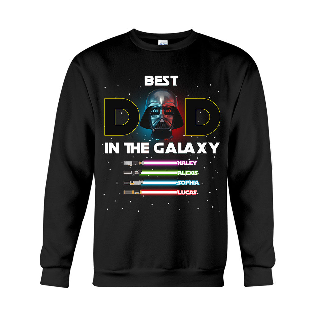 Best Dad In The Galaxy - Personalized The Force T-shirt And Hoodie
