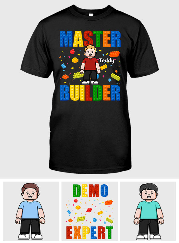Master Builder - Personalized Kid T-shirt And Hoodie