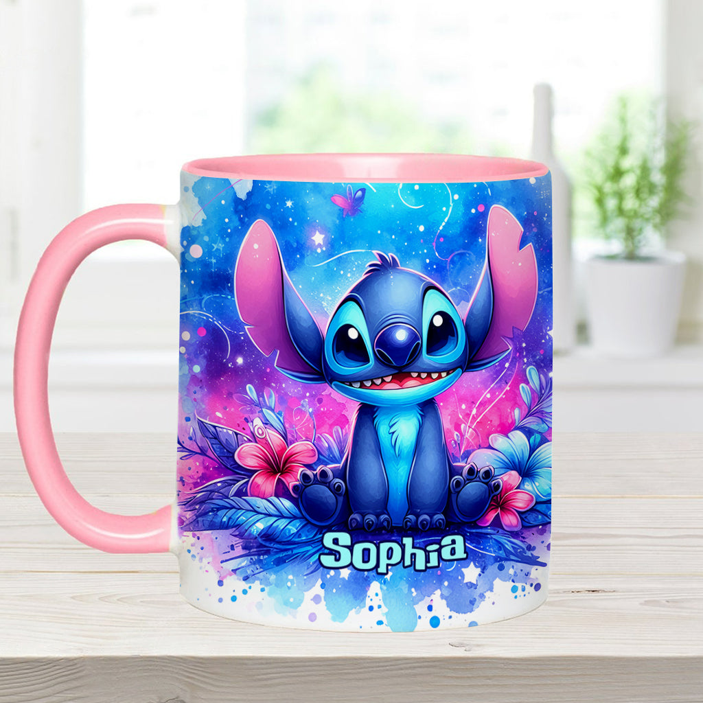 Ohana Means Family - Personalized Ohana Accent Mug