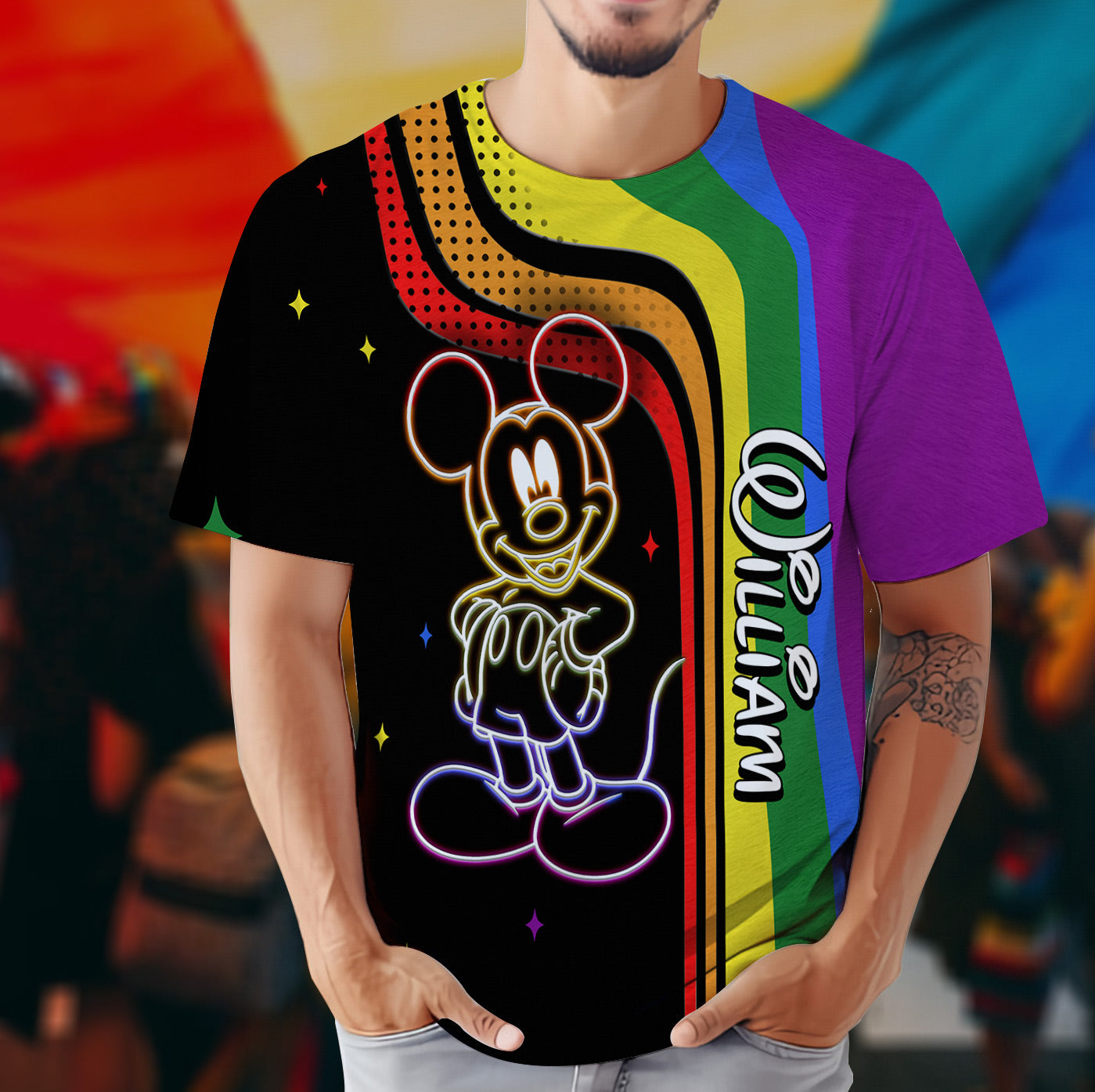 Pride Me - Personalized Mouse All Over Shirt