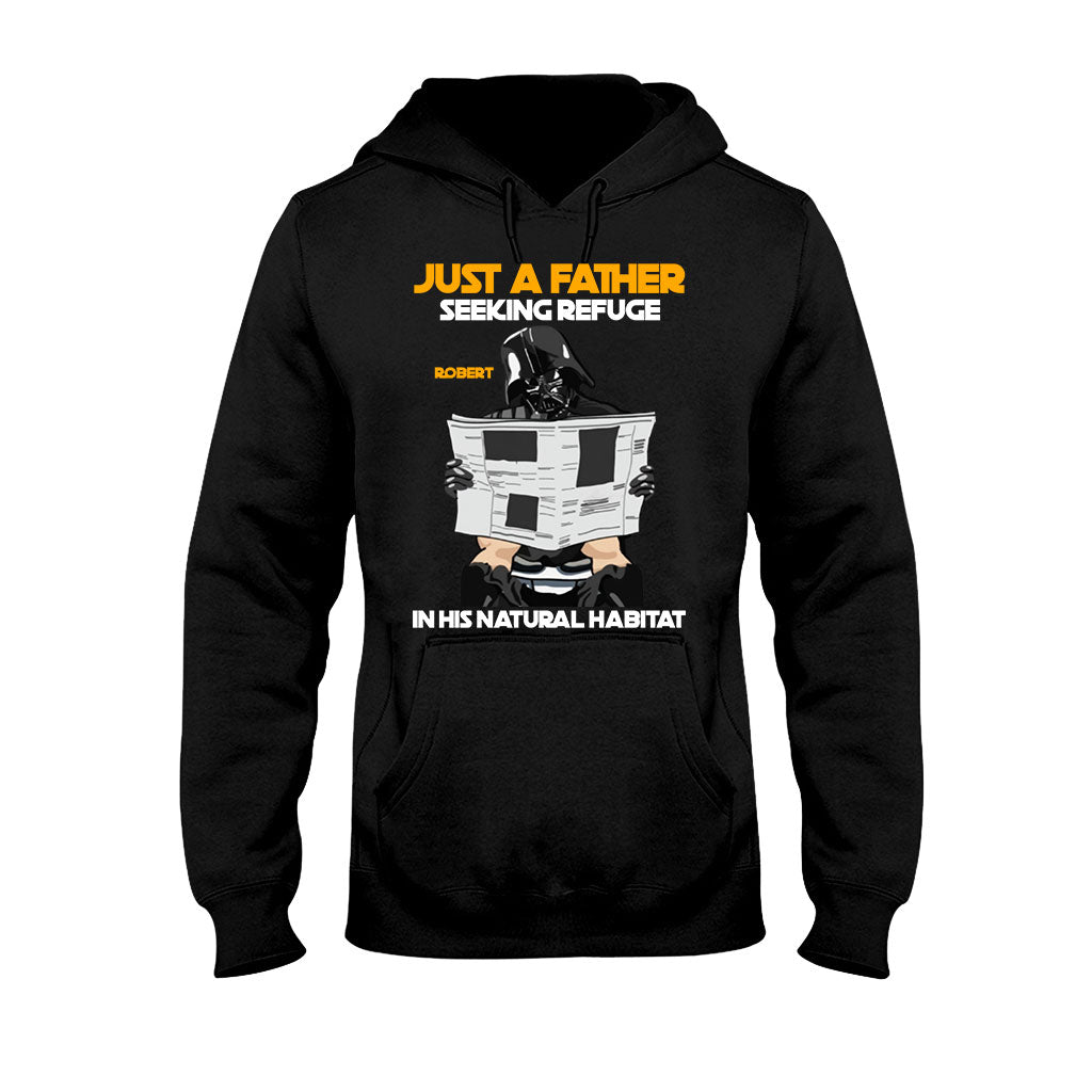 Just A Father Seeking Refuge In His Natural Habitat - Personalized The Force T-shirt And Hoodie
