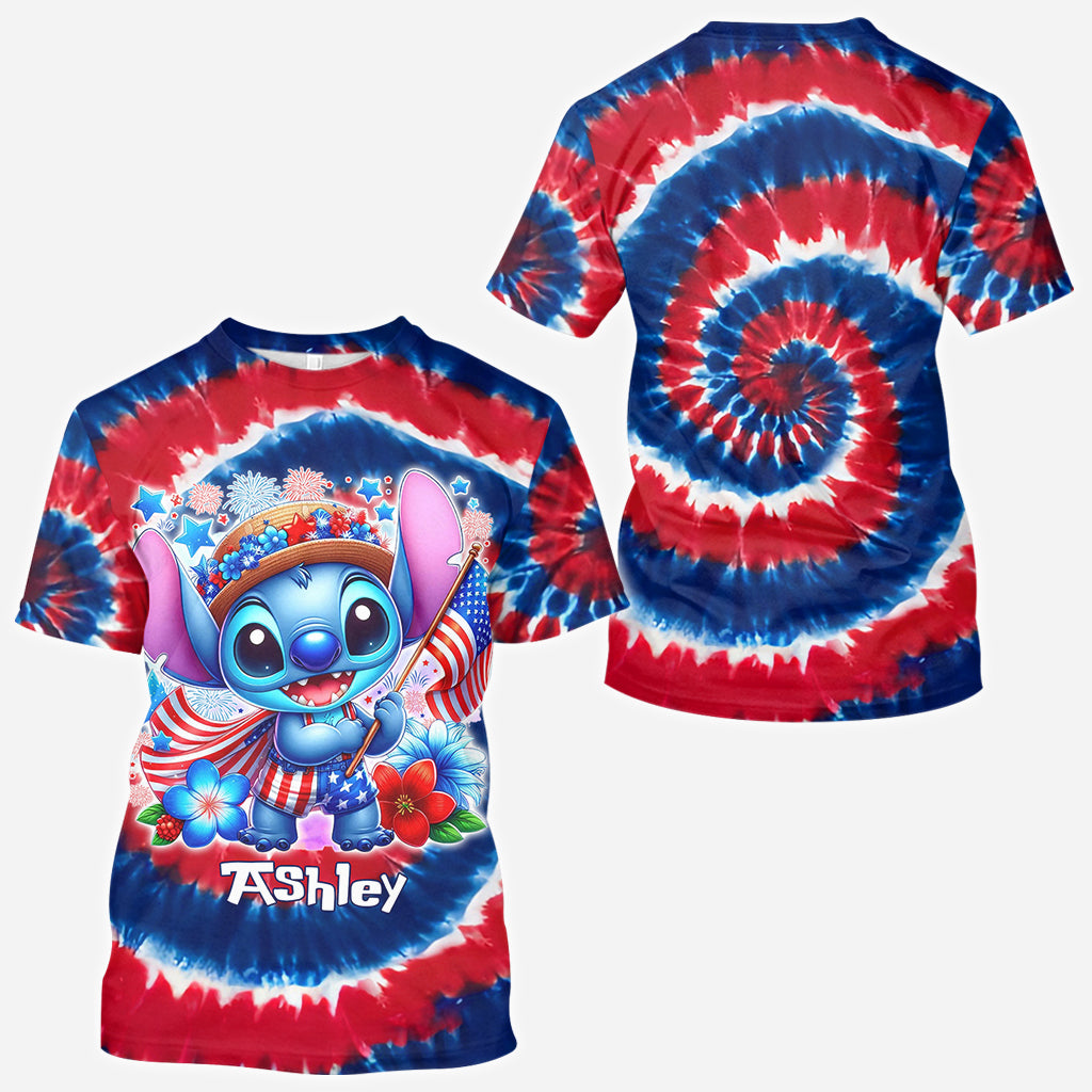 Cute Mouse 4th Of July - Personalized Ohana All Over Shirt