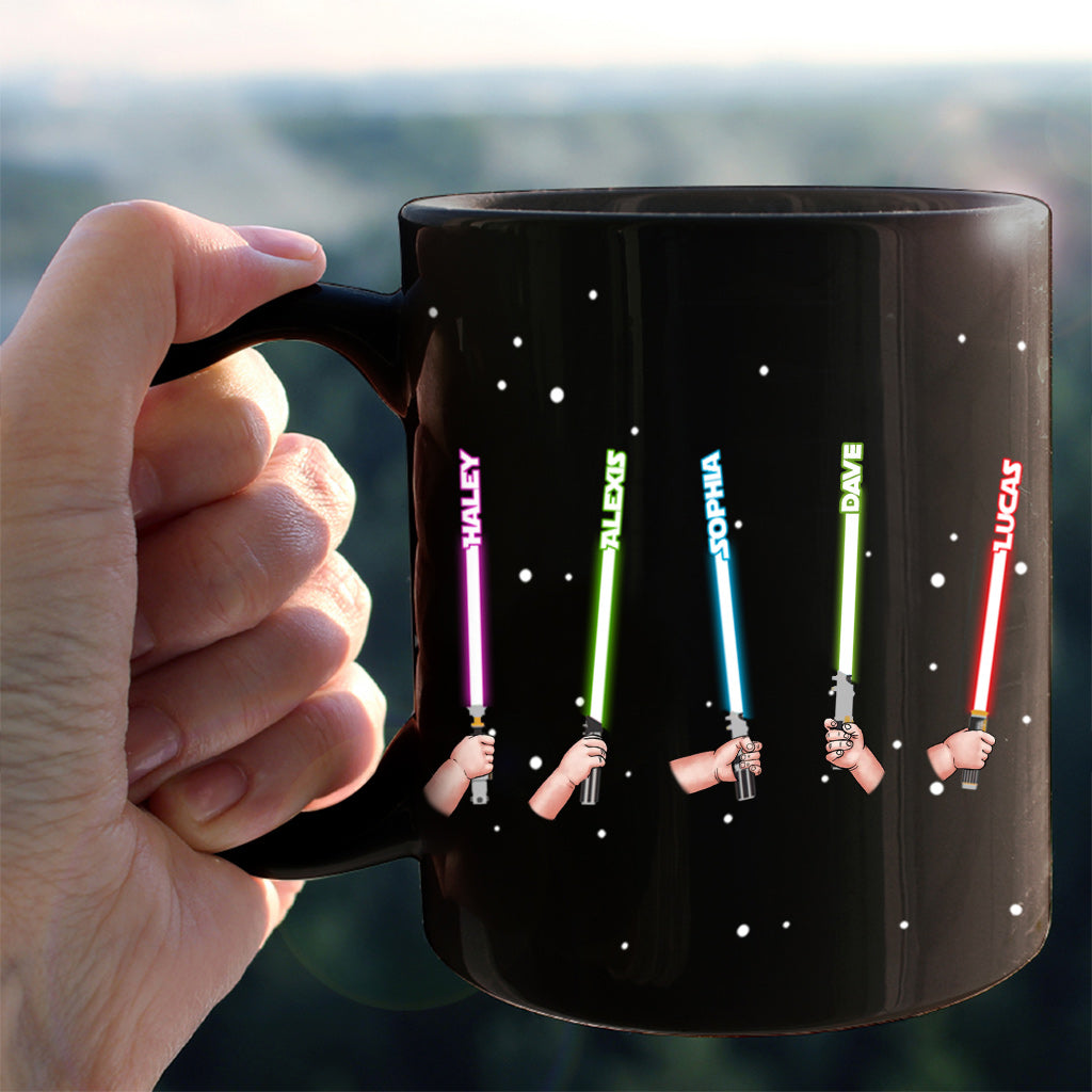 Best Dad In The Galaxy - Personalized The Force Mug