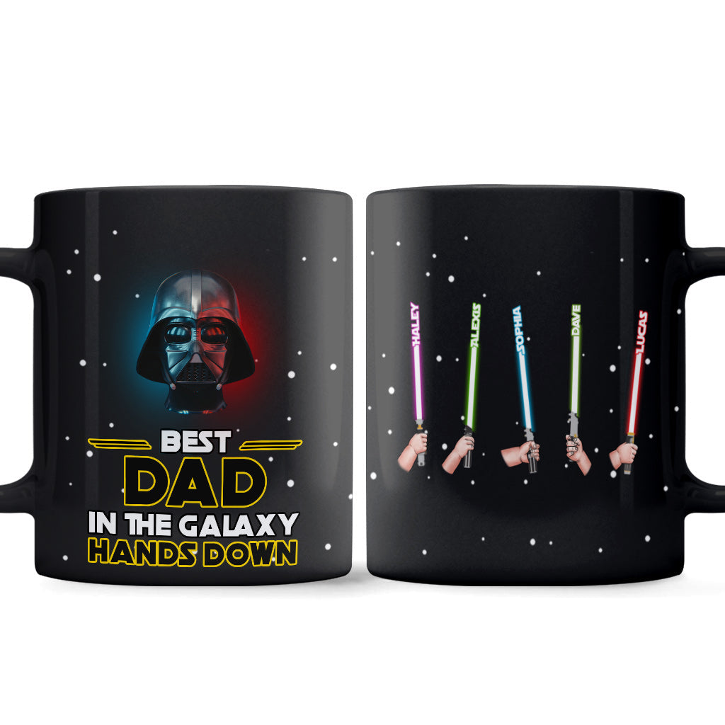 Best Dad In The Galaxy - Personalized The Force Mug