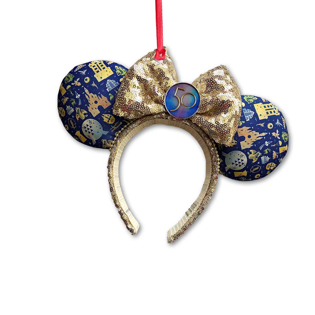 50 Years Of Magic - Mouse Ornament (Printed On Both Sides)