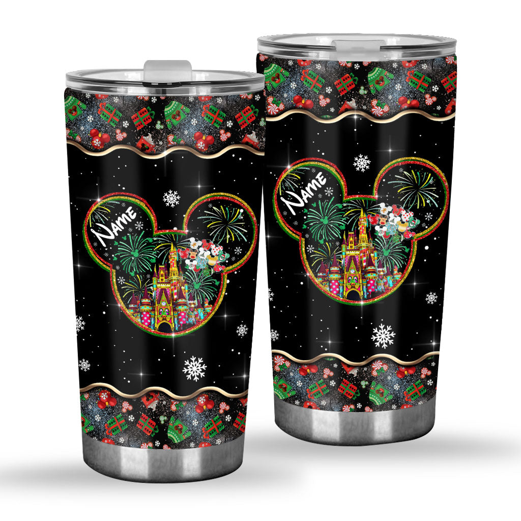 Merry Christmas - Personalized Mouse Tumbler