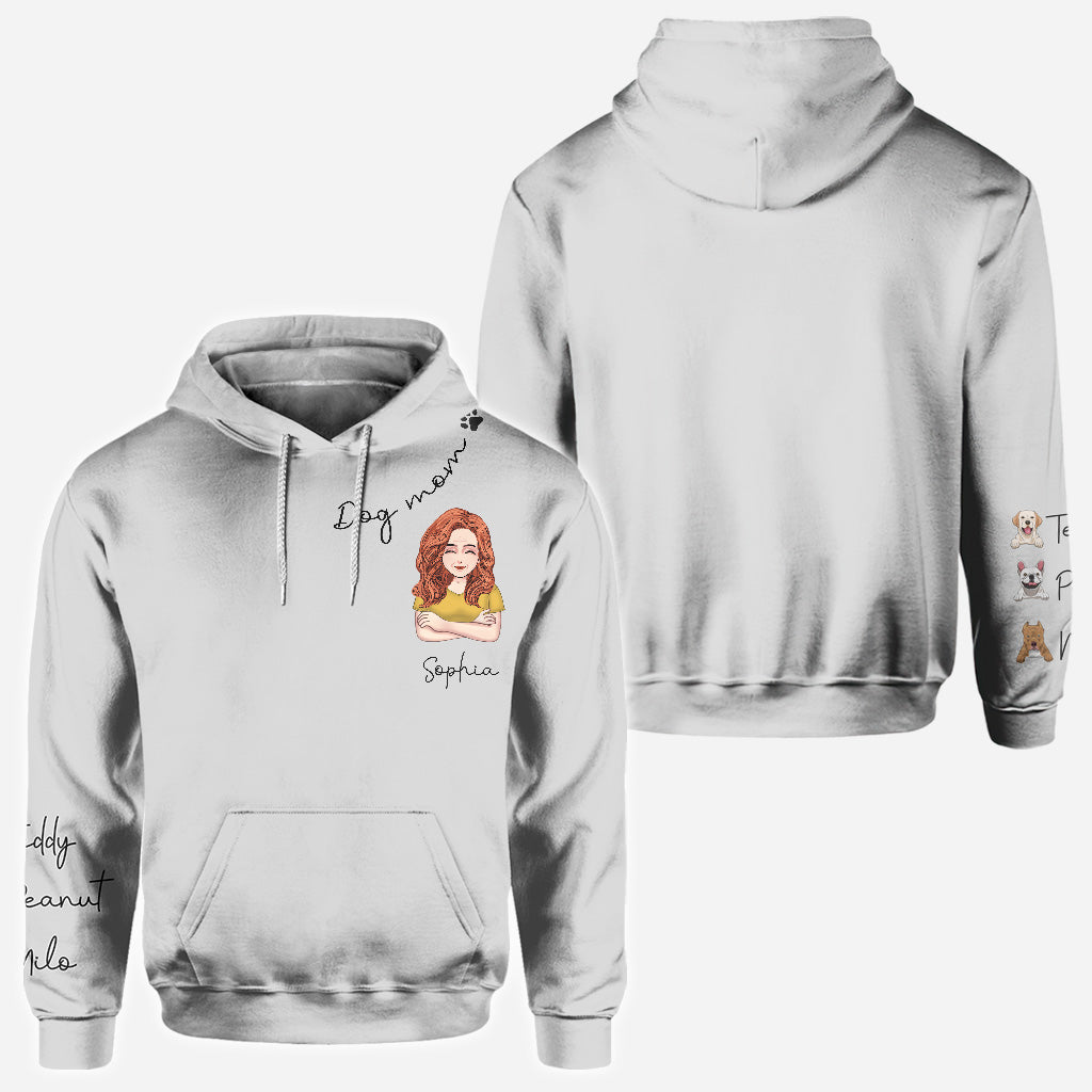 I Love You Grandma - Personalized Mother's Day Dog All Over T-shirt and Hoodie