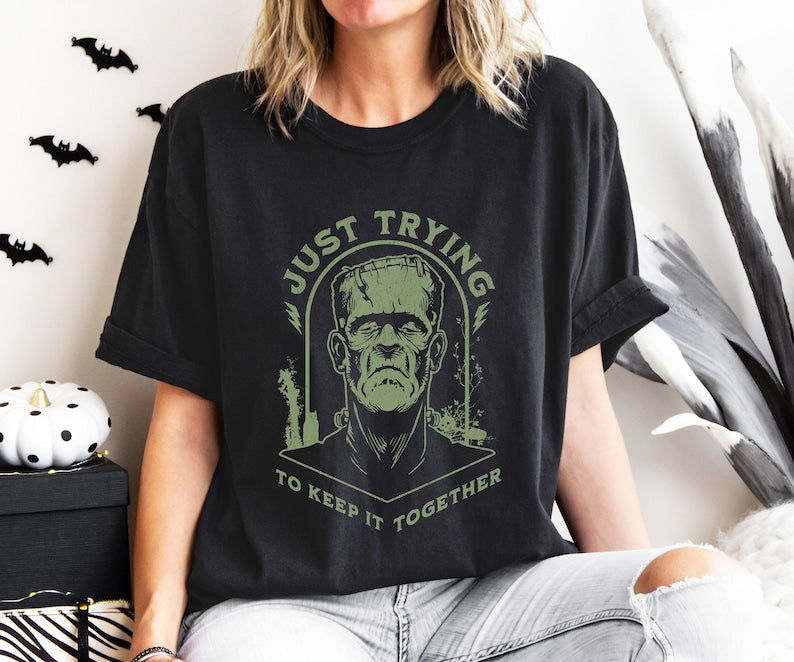 Just Trying to Keep it Together - Halloween Halloween T-shirt & Hoodie 0924