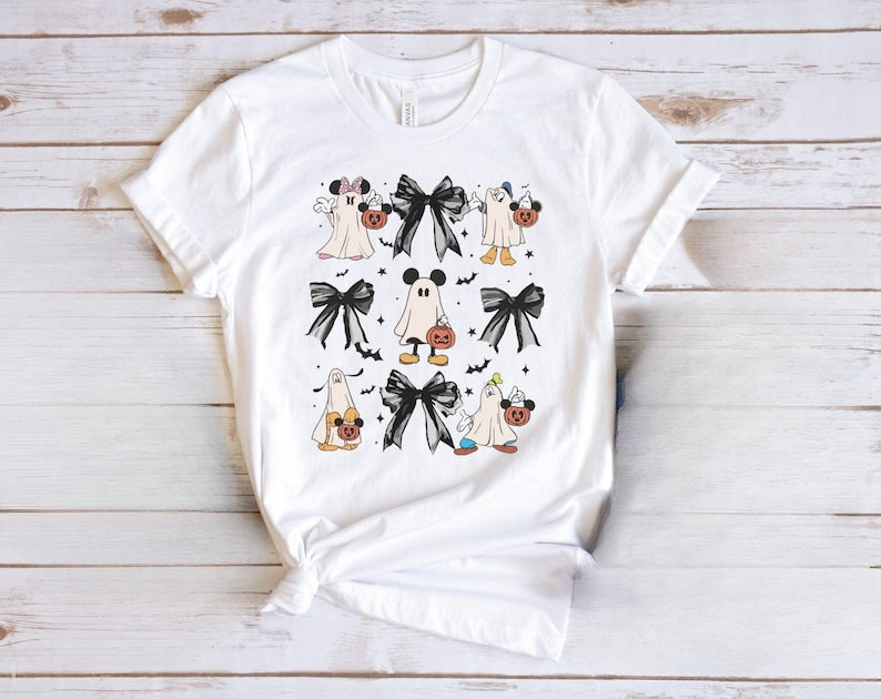 Ghost Coquette Bow Halloween Halloween T-shirt & Hoodie 0924