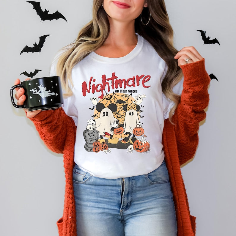 Retro Halloween Disneyland Halloween T-shirt & Hoodie 0924
