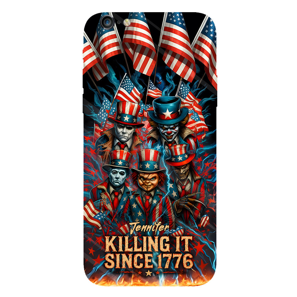 Killing It Since 1776 - Personalized Full Print Phone Case