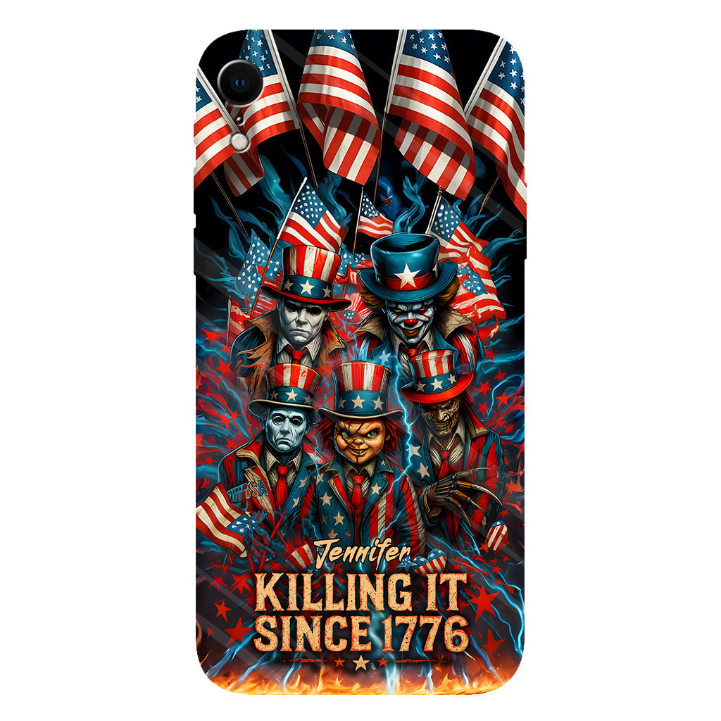 Killing It Since 1776 - Personalized Full Print Phone Case