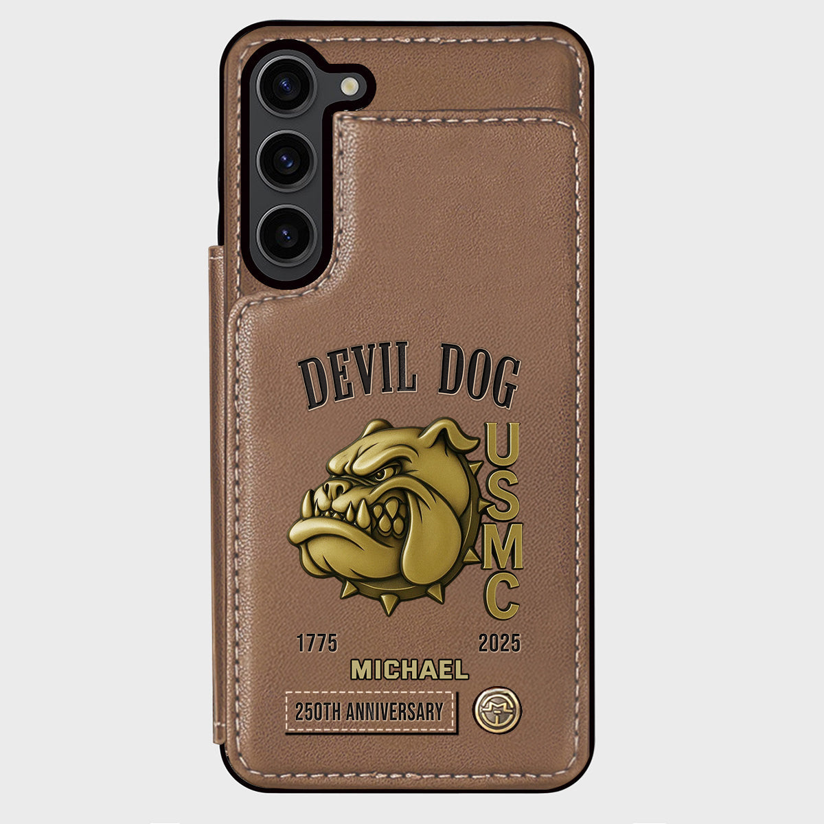 250th Anniversary - Personalized Veteran Wallet Phone Case