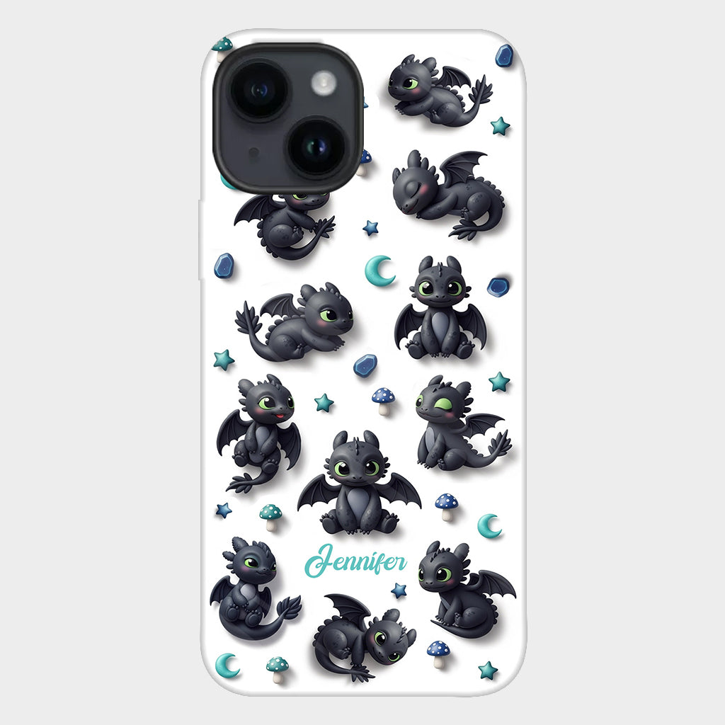 Adorable Dragon - Personalized Mouse Full Print Phone Case