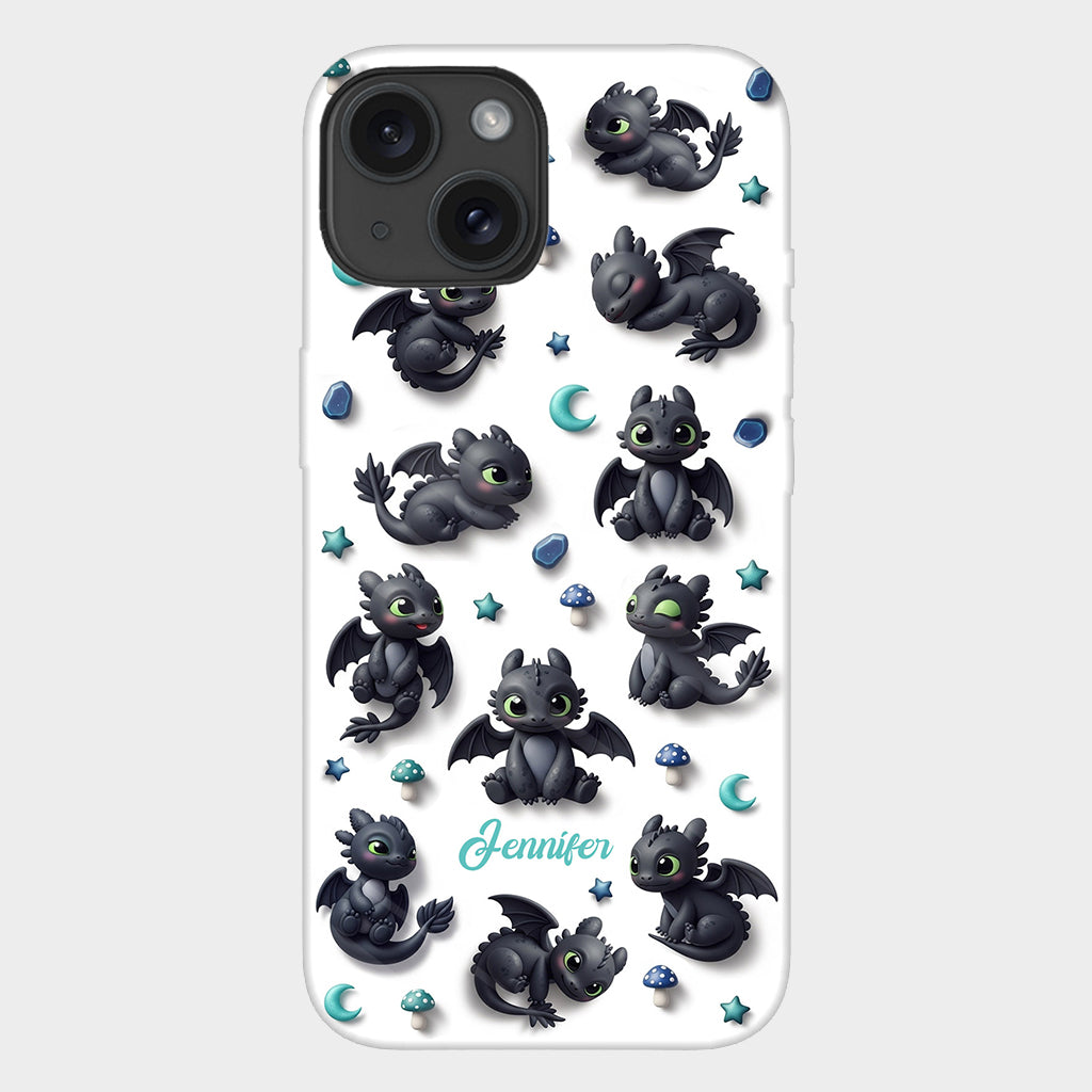 Adorable Dragon - Personalized Mouse Full Print Phone Case