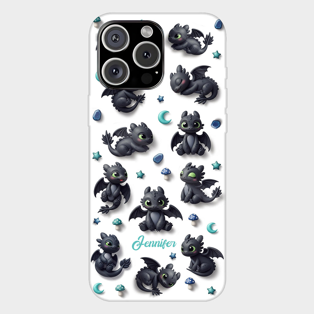 Adorable Dragon - Personalized Mouse Full Print Phone Case