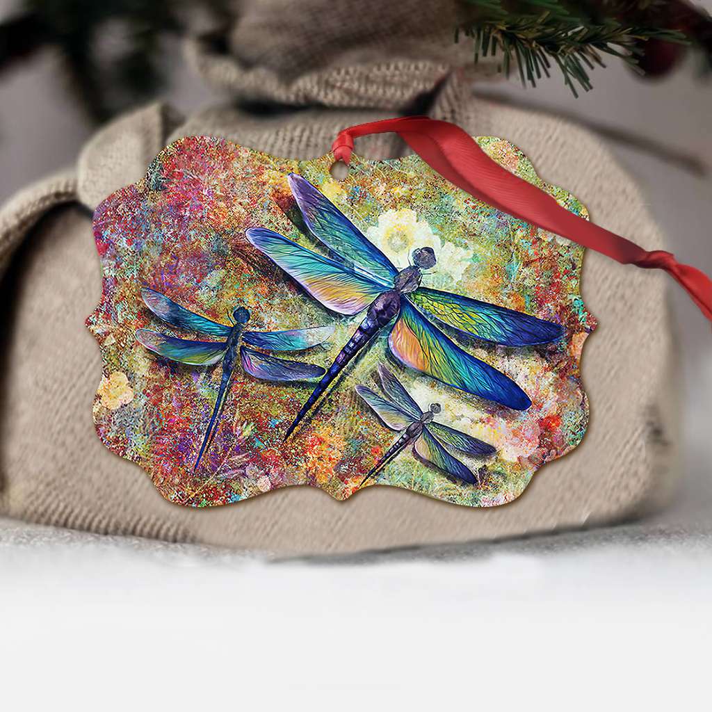 Dragonfly Art - Dragonfly Ornament (Printed On Both Sides) 1022