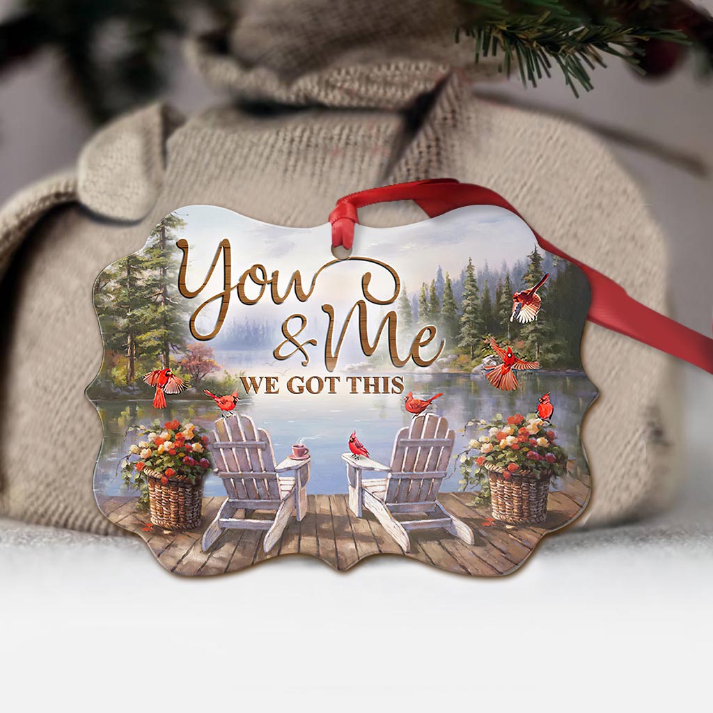 Cardinal You And Me We Got This - Memorial Ornament (Printed On Both Sides) 1022